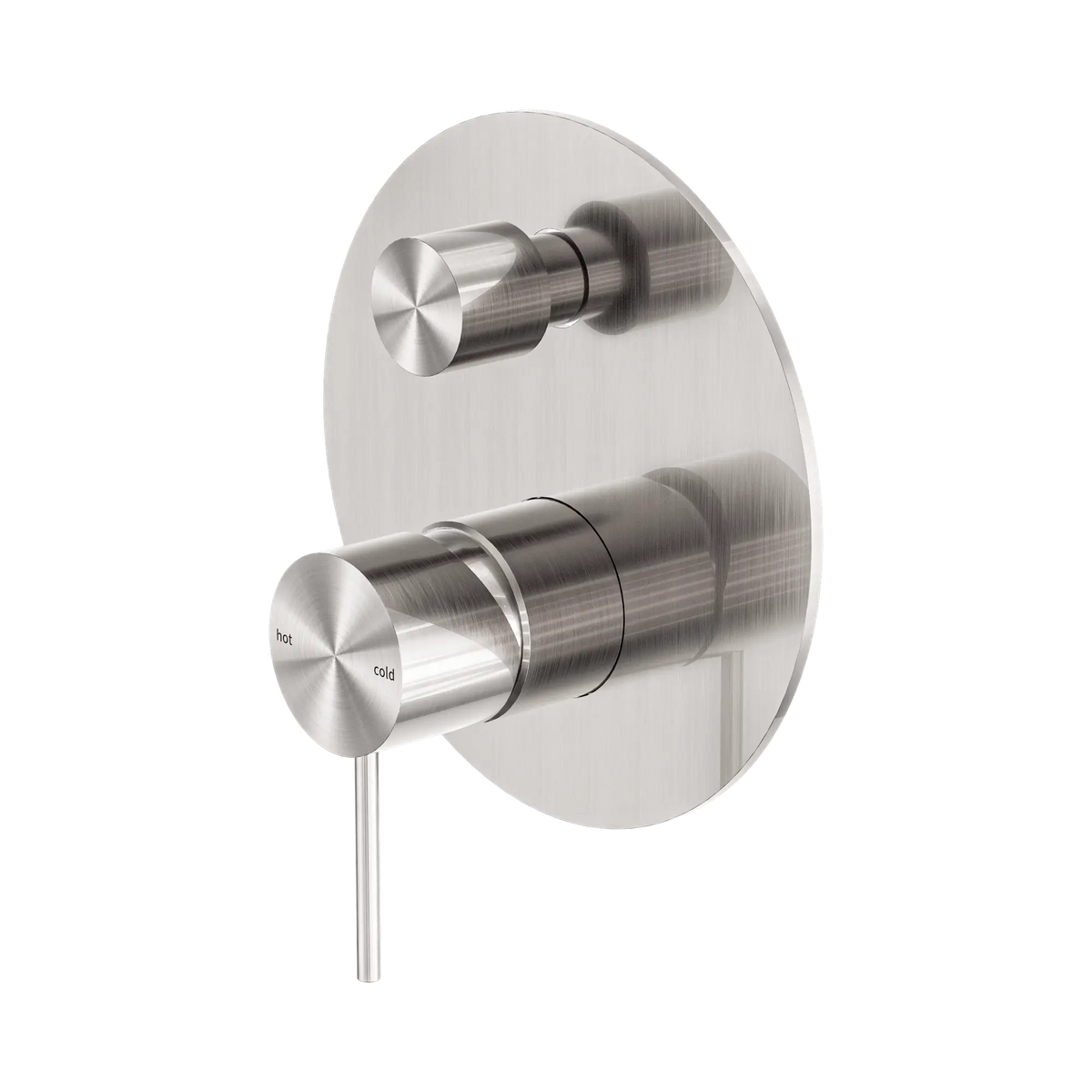Mecca Round Shower / Bath Mixer with Diverter - Various Colours