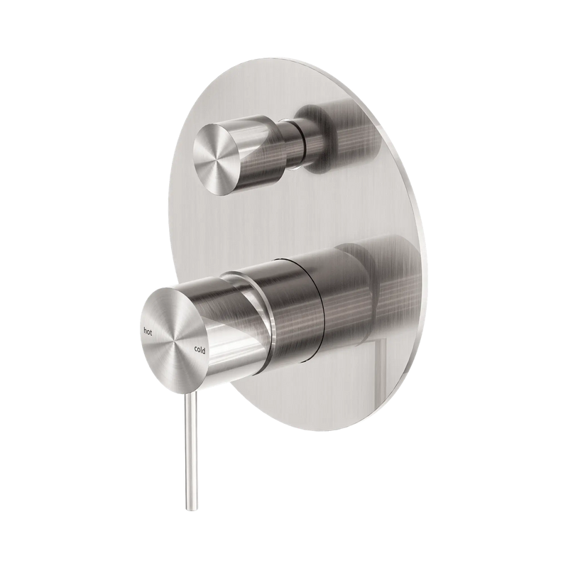 Mecca Round Shower / Bath Mixer with Diverter - Various Colours