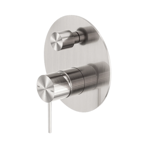 Mecca Round Shower / Bath Mixer with Diverter - Various Colours