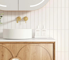 BV26WH Woodland Oak with Stone handle Wall Hung Vanity - 600 / 750 / 900 / 1200 / 1500 / 1800mm
