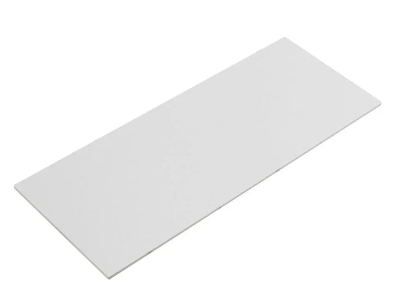 AU Pure White Silica-Free 25mm thick Solid Surface Flat Vanity Top - Various Sizes