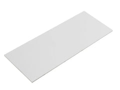 AU Pure White Silica-Free 25mm thick Solid Surface Flat Vanity Top - Various Sizes
