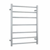 Thermogroup Brushed Straight Round Ladder Heated Towel Rail - Stock Clearance