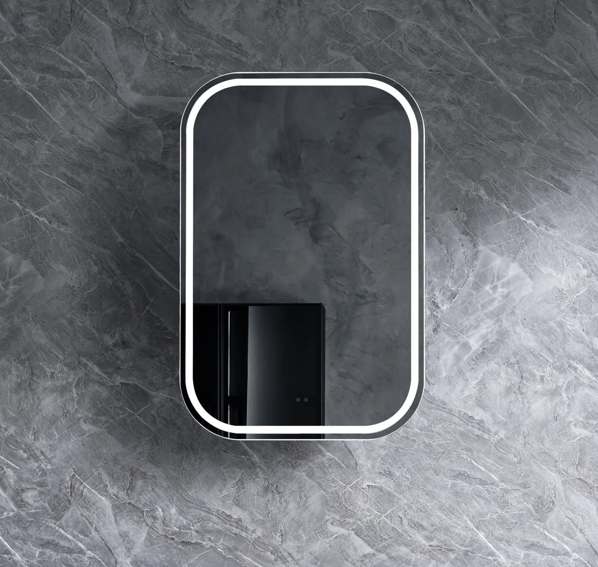 Soft Square LED Mirror Cabinet with Demister 600x900mm - Various Colours