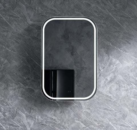 Soft Square LED Mirror Cabinet with Demister 600x900mm - Various Colours