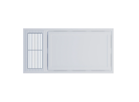 Exhaust Fan/Light/Heater 3-in-1 Bathroom Heater (Enhance Performance) with Air heating