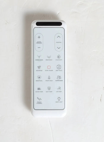 Care Smart Toilet Bidet Seat with Remote Control & Shortcut Buttons