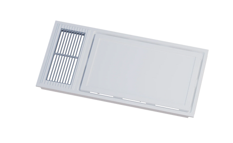 Exhaust Fan/Light/Heater 3-in-1 Bathroom Heater (Enhance Performance) with Air heating