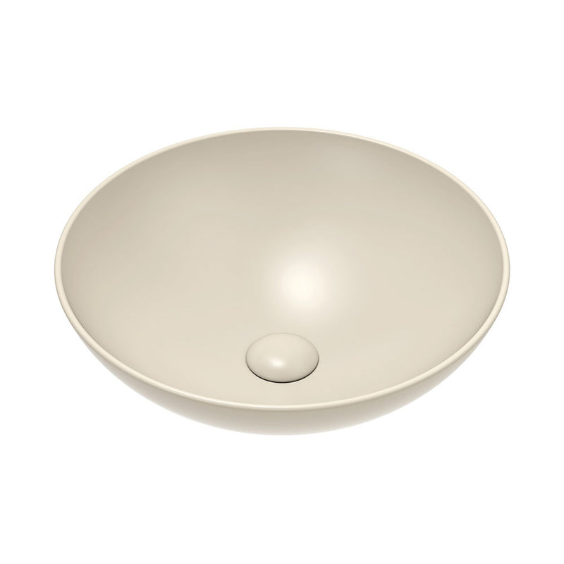 Axis Round Above Counter Ceramic Basin 400x400mm - Various Colours