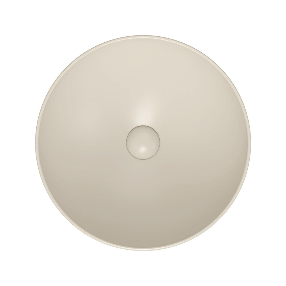 Axis Round Above Counter Ceramic Basin 400x400mm - Various Colours