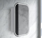 Soft Square LED Mirror Cabinet with Demister 600x900mm - Various Colours