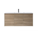 BV59WH (460mm Depth) Wooden Finish Wall Hung Vanity- 600 / 750 / 900 / 1200 / 1500mm