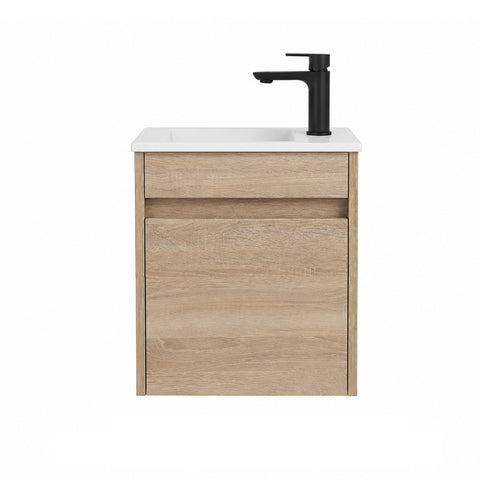 BV31WH Compact Wall Hung Wooden Vanity 465x260mm - Various Colours