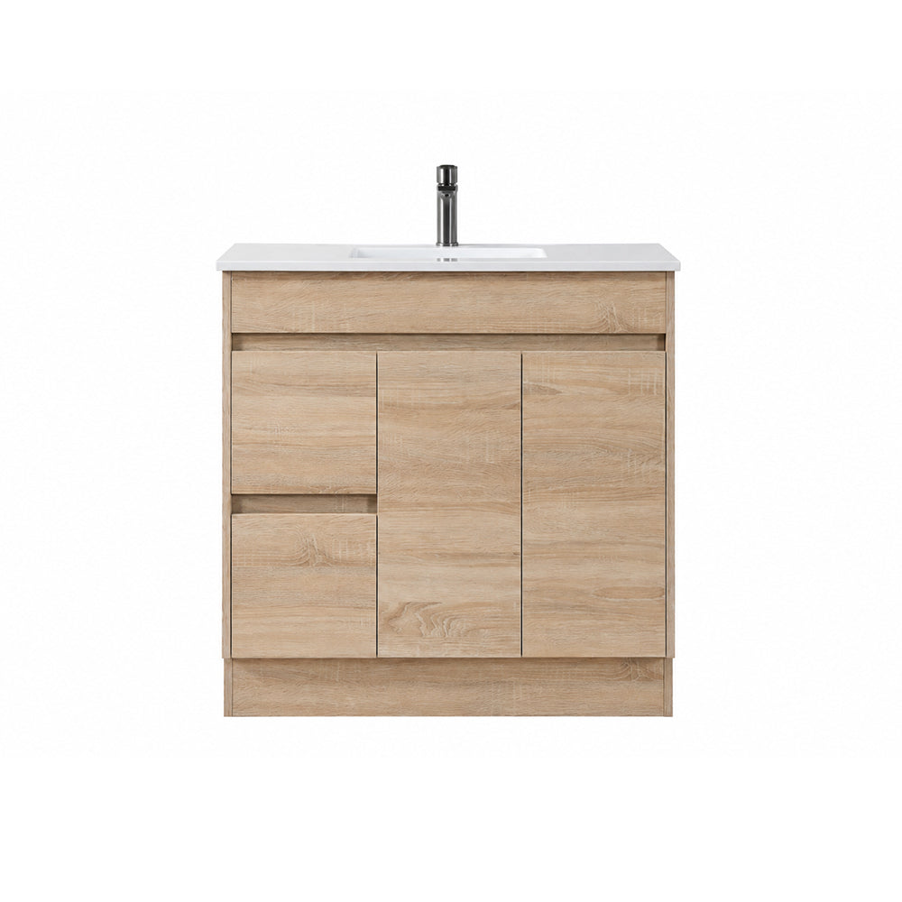 BV60 Wooden Fingerpull Freestanding Vanity - 600 / 750 / 900 / 1200 / 1500 / 1800mm