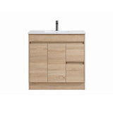 BV60 Wooden Fingerpull Freestanding Vanity - 600 / 750 / 900 / 1200 / 1500mm