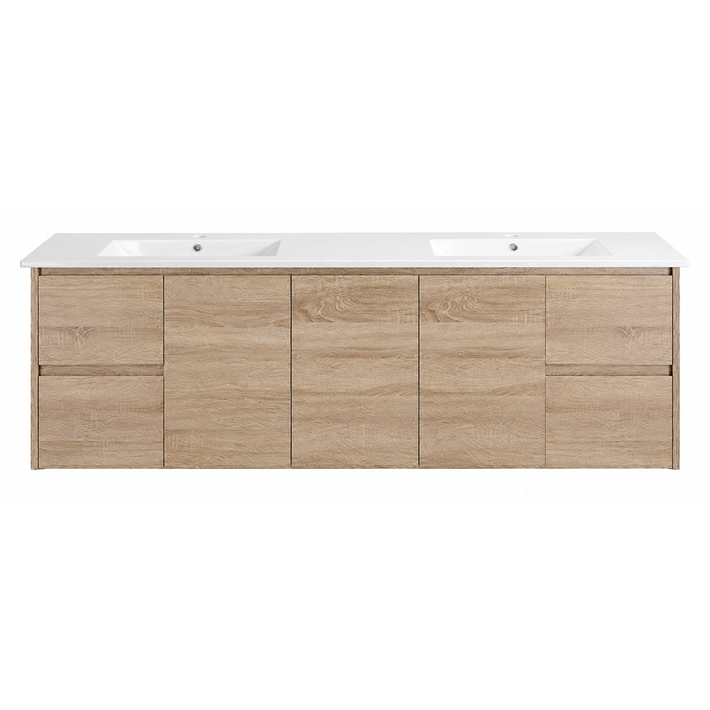 BV59WH (460mm Depth) Wooden Finish Wall Hung Vanity- 600 / 750 / 900 / 1200 / 1500mm
