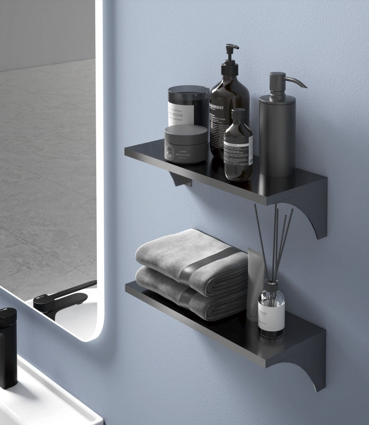 Care Shelf - Stainless Steel / Black