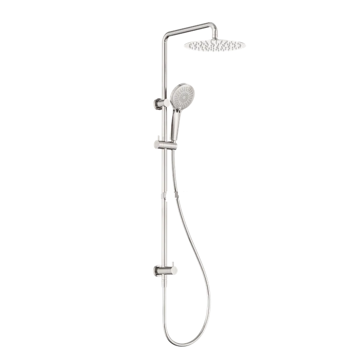 Builder Range Round Twin Shower Rail (Bottom Inlet) - Various Colours