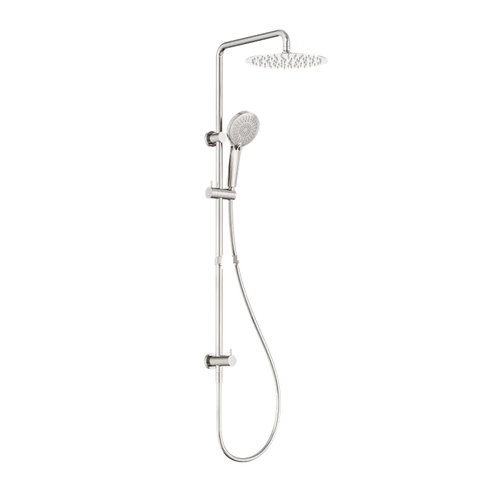 Builder Range Round Twin Shower Rail (Bottom Inlet) - Various Colours
