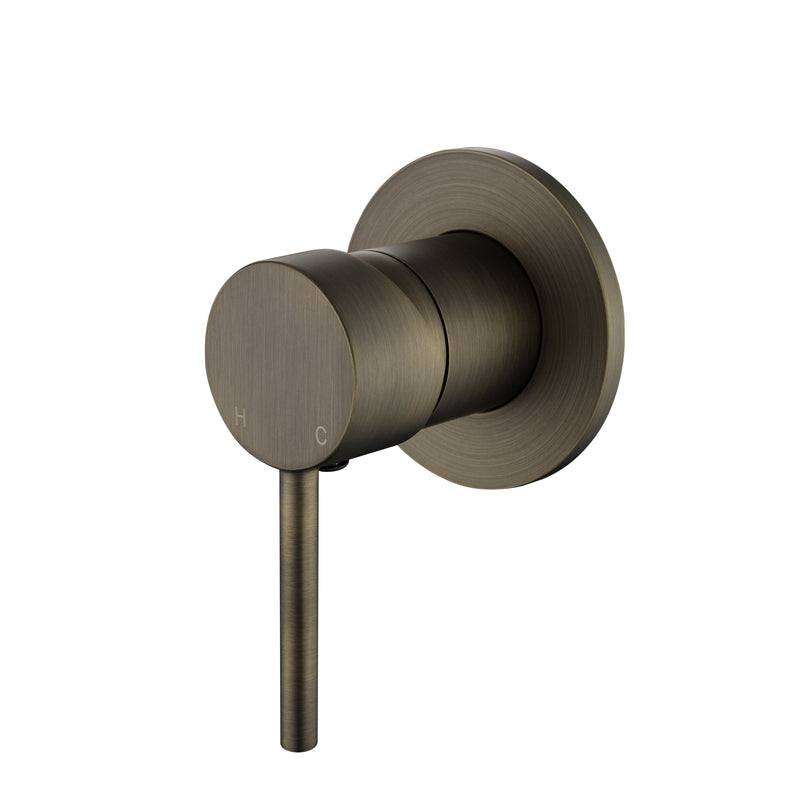 SM39 AS Round Shower/Bath Mixer (80mm backplate)- Various Colours