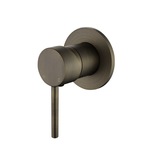 SM39 AS Round Shower/Bath Mixer (80mm backplate)- Various Colours