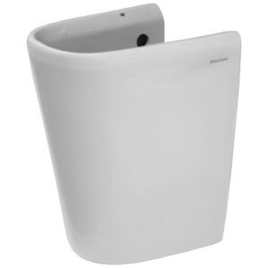 Vola Gloss White Wall Hung Ceramic Basin 550x440mm