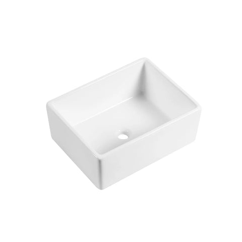 Project BUTLERS Single Bowl Ceramic Laundry Sink 530x395x200mm