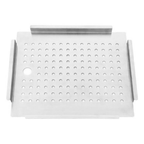 Sink Drainer Tray with Rinse Holes - Stainless Steel