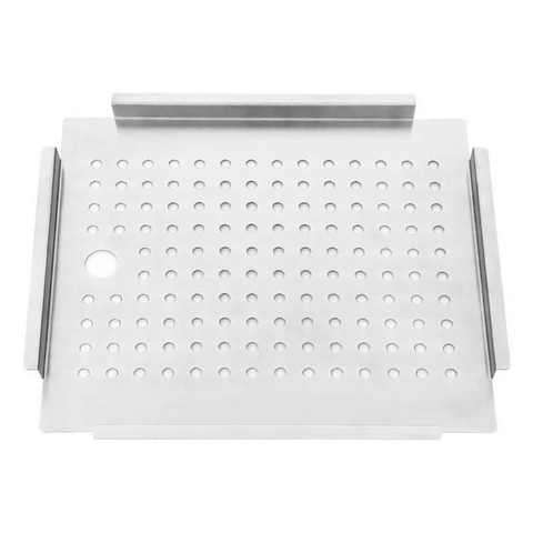 Sink Drainer Tray with Rinse Holes - Stainless Steel