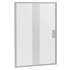 SS30 6mm Full Framed Wall-to-Wall Sliding Shower Screen – 900–2000mm, 1950mm High, Chrome or Matt Black