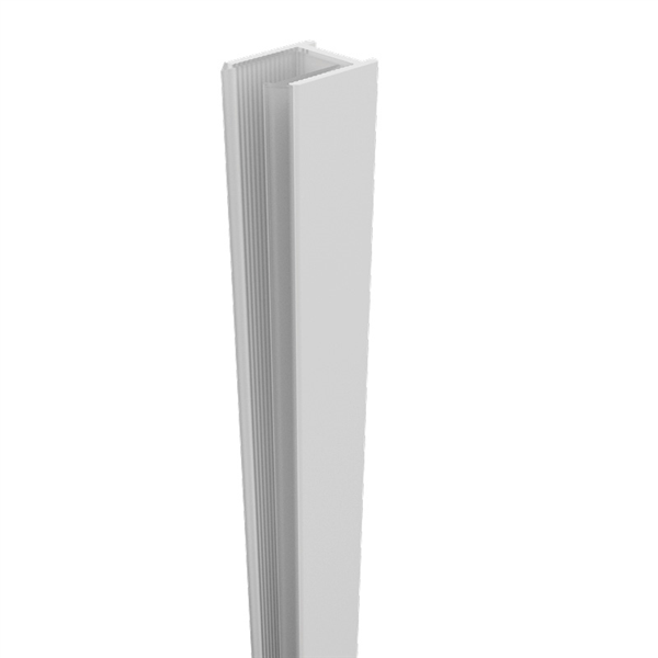 10mm Slim Wall Channel (2100mm high) - Matt White