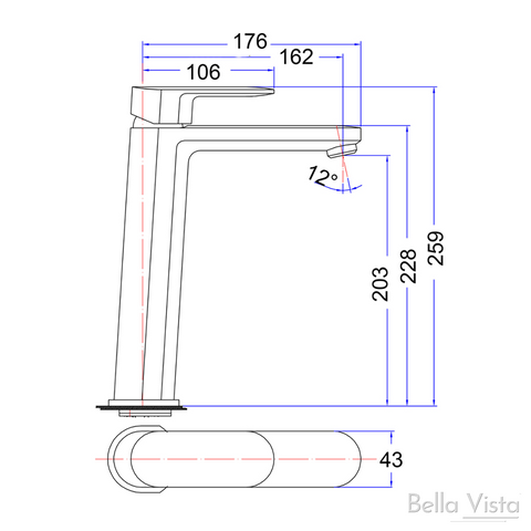BV Chrome Supra Tall Basin Mixer - Floor Display Clearance