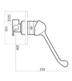 SM40 Mobi Care Shower / Bath Mixer - Various Colours