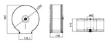 Toilet Roll Dispenser - Stainless Steel