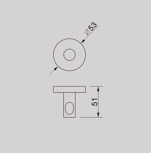 Cross Hatched Single Robe Hook - Various Colours