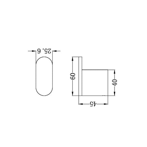 Bianca Single Robe Hook - Various Colours