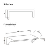 Care Shelf - Stainless Steel / Black