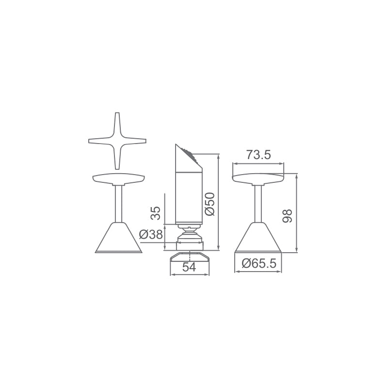 Project Shower Set (Taps & Shower) - Chrome