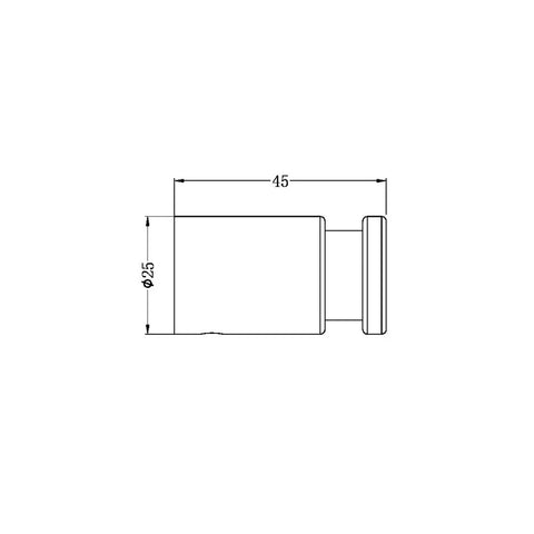 Mecca Single Robe Hook - Various Colours