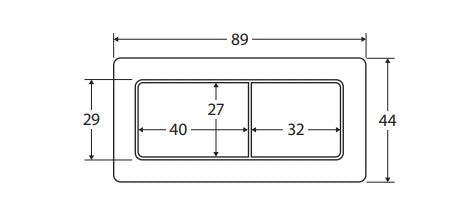 SQUARE Cistern Flush Button - Various Colours