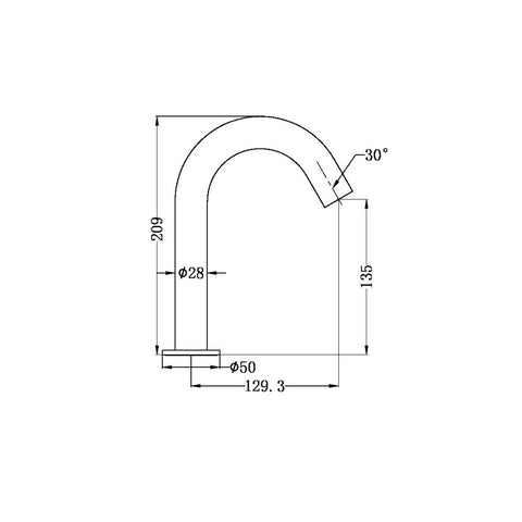 Nero Bench Mounted Sensor Tap - Various Colours