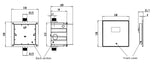 Wall Hung Urinal with Sensor Flush Plate- Gloss White
