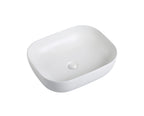 Elcat Rectangle Above Counter Ceramic Basin 505x405mm - Various Colours