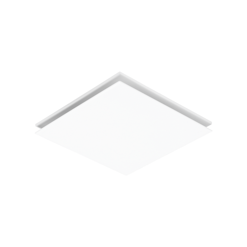 Square High Efficiency Bathroom Exhaust Fan - Various Size