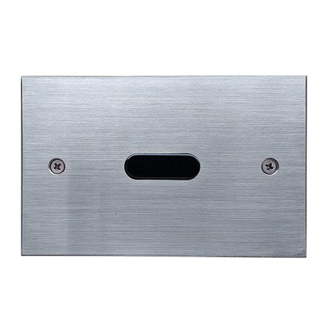 Gentec STS3500M Zero Lead Stainless Steel 304 Wall Mounted Electronic Sensor Plate w/ No Spout Infrared Sensor Mains Powered