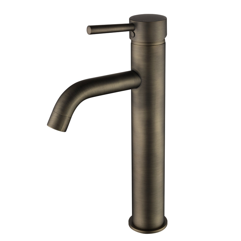TBM02 Round Tall Basin Mixer (Curved Spout) - Various Colours