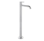 Round Freestanding Bath Mixer / Filler - Chrome
