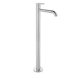 Round Freestanding Bath Mixer / Filler - Chrome