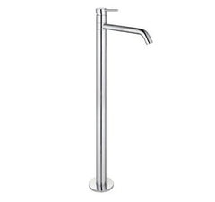 Round Freestanding Bath Mixer / Filler - Chrome