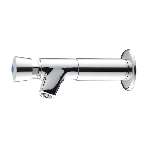 Gentec TFTLF1000W Lead Free DZR Brass Wall Mounted Single Temperature Timed Flow Bib Tap w/ Female Extension
